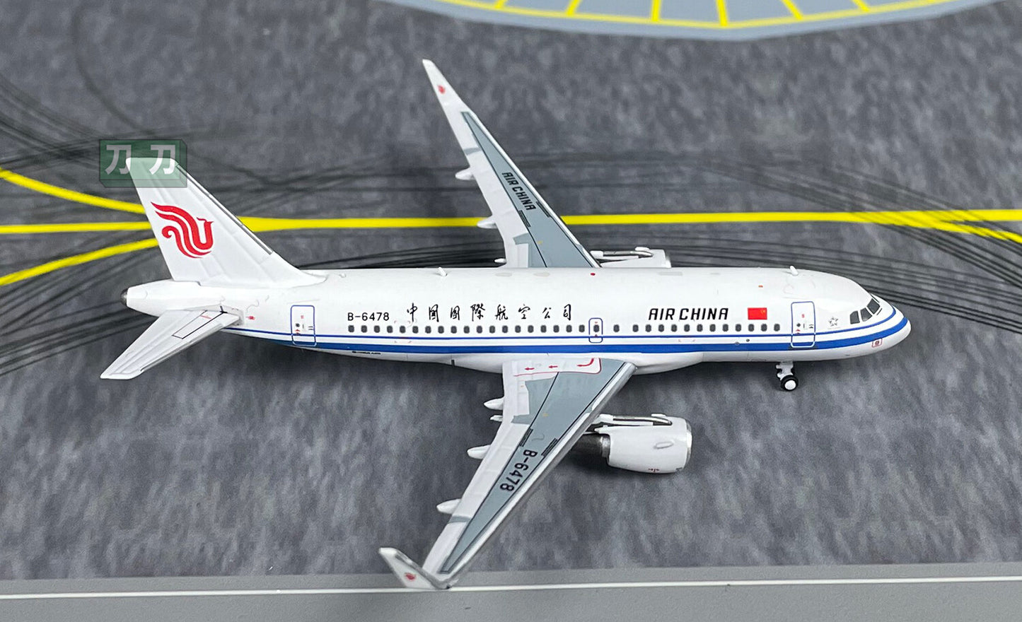 1:400 PandaModel AIR CHINA A319 B-6478 Passenger Airplane Diecast Model