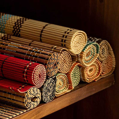 Bamboo Tea Table Placemat|Bamboo Tablecloth|Table Runner|Tea Accessories