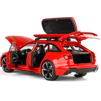 1/32 Audi RS6 Model Car Diecast Toy Vehicle Boys Toys Kids Gifts Doors Open