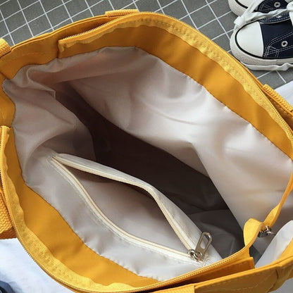 Waterproof Bag Large Canvas Messenger Student One-shoulder Bag Pouch Crossbody