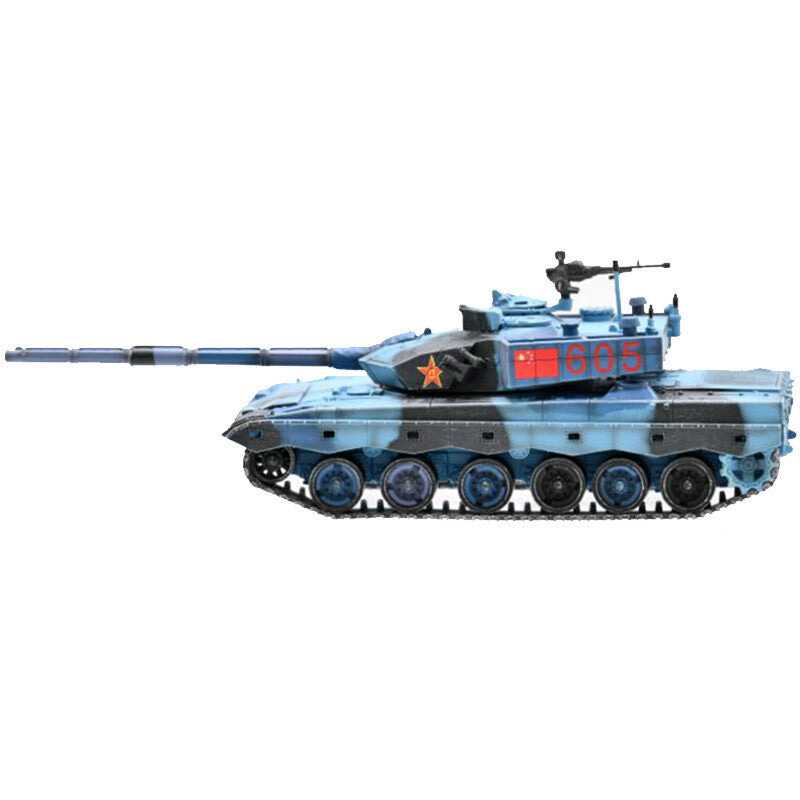 1/72 China Type 96 Main Battle Tank Competition Blue and Black Painting Model