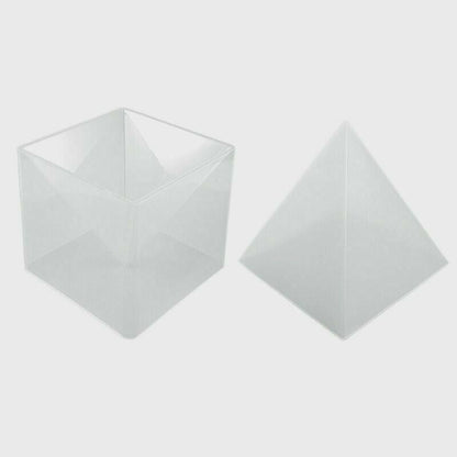3Pcs/Lot Large 3D Pyramid Resin Mold 15cm Silicone DIY Crafts Decor Making Tools