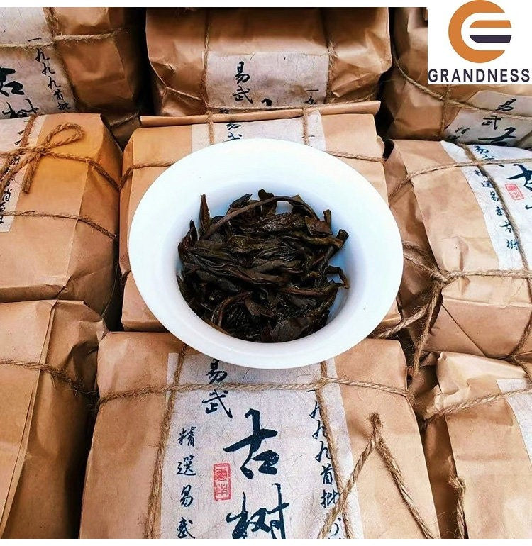 1999 Yunnan Old Pu'er Tea Loose Leaf YIWU Aged Pu-erh Tea Sheng Puer RAW 300g