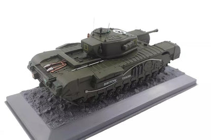 1/43 British Churchill Mk.VII Crocodile Spitfire Tank Alloy Model Finished
