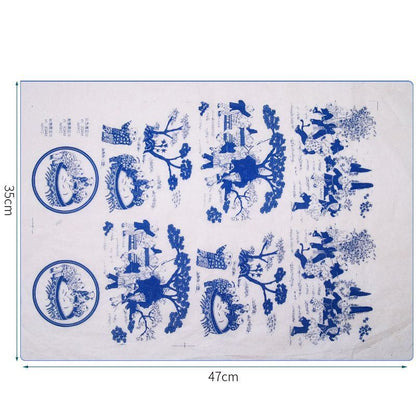 Ceramic Clay Transfer Paper Underglaze Colored Flower Decal Pottery Tool 47x35cm