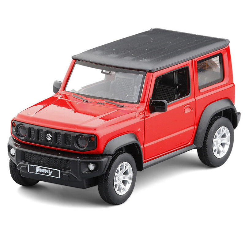 1:31 Suzuki Jimny Model Car Diecast Toy Cars Light Sound Pull Back Boys Gift Red