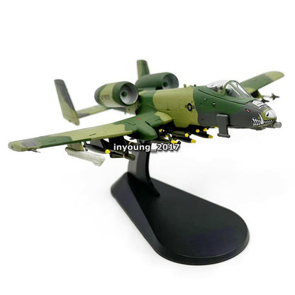 1/100 A-10 Thunderbolt II Warthog Attach Airplane Model Diecast Military Plane