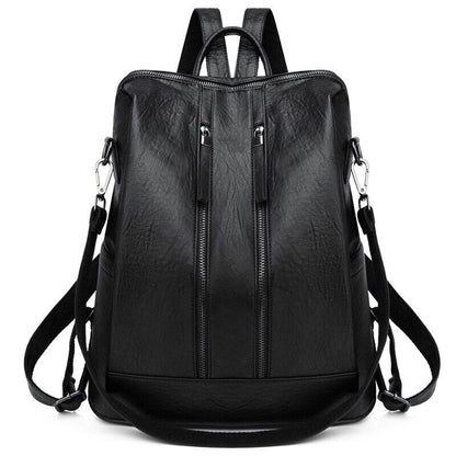 Women Backpack PU Bag Bucket Lady Shoulder Packs Backpacks Travel Rucksack