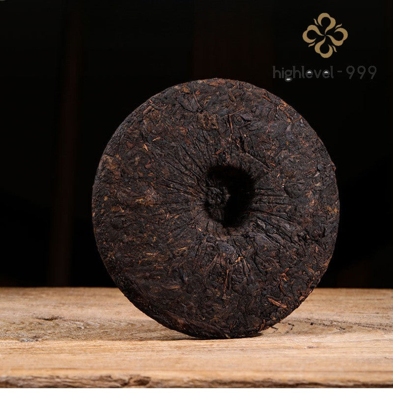 357g Ripe Puer Tea Cake Menghai Yunnan Ancient Tree Compressed Fermented Tea