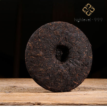 357g Ripe Puer Tea Cake Menghai Yunnan Ancient Tree Compressed Fermented Tea