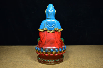 Antique Collection: Ancient Method, Colorful Glass Drawing, Clean Bottle, Guan