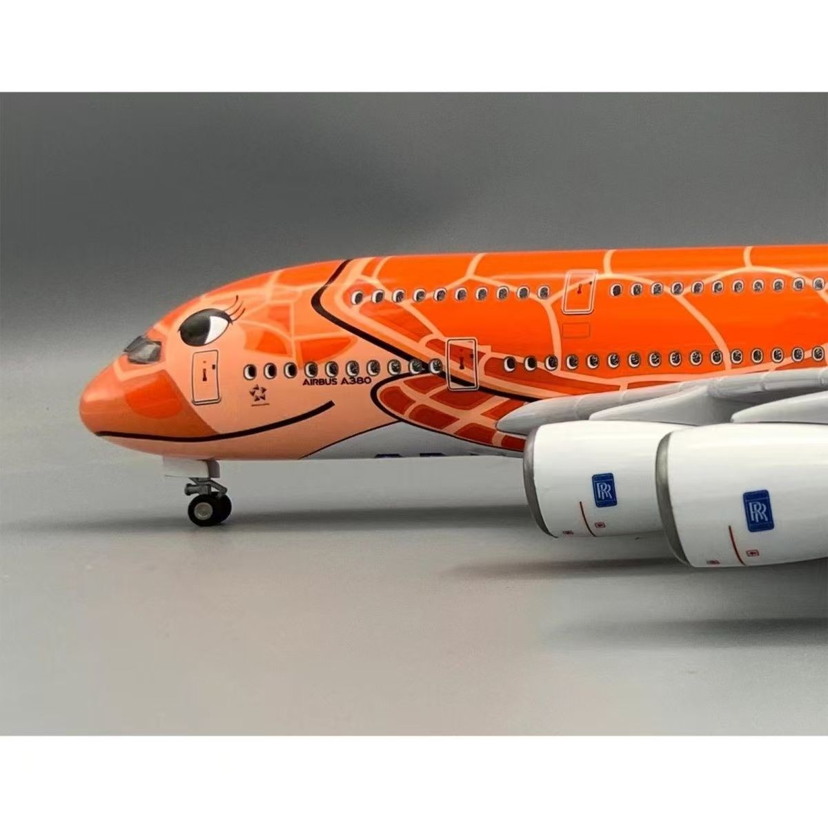 1:160 46CM ANA AIRBUS A380 Passenger Airplane Landing Gear Resin Aircraft Model