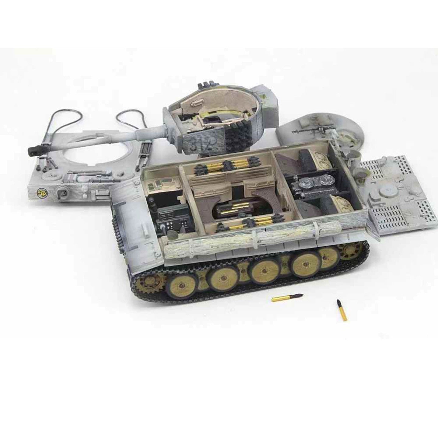 PMA 1/72 German Tiger Tank 503rd Battalion Fully Detailed Interior Model Toys