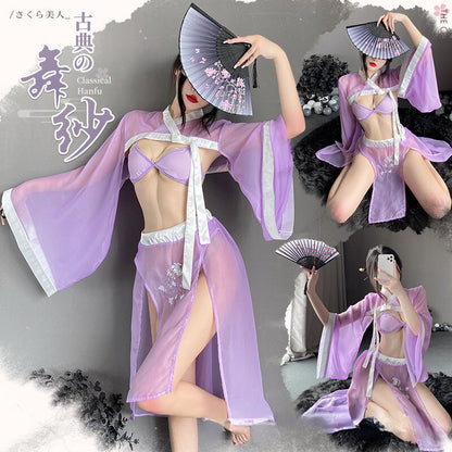 Sexy Chinese Traditional Outfit Underwear Lingerie Cosplay Fairy Dress Nightwear