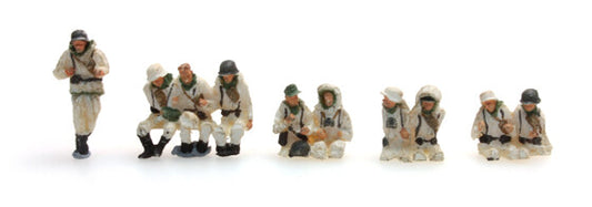 ARTITEC WWII GERMAN SOLDIER WINTER 1/87 Finished 10 figures model Set