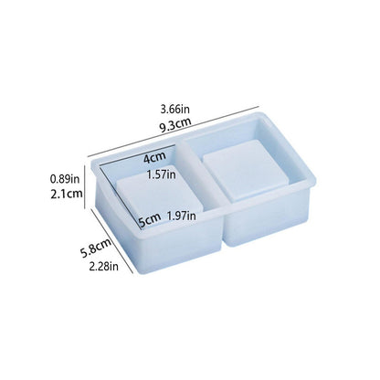 Ring Box Silicone Mold Epoxy Casting Rings Case Holder Mould Resin Craft Tool