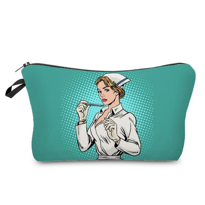 Printed Cosmetic Organizer Storage Bags Makeup Cartoon Purse 18*22*13.5 CM 1 PC