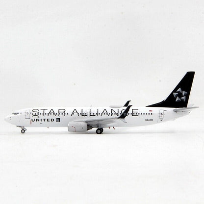 1:400 Panda UNITED STAR ALLIANCE BOEING 737-800 Passenger Airplane Diecast Model