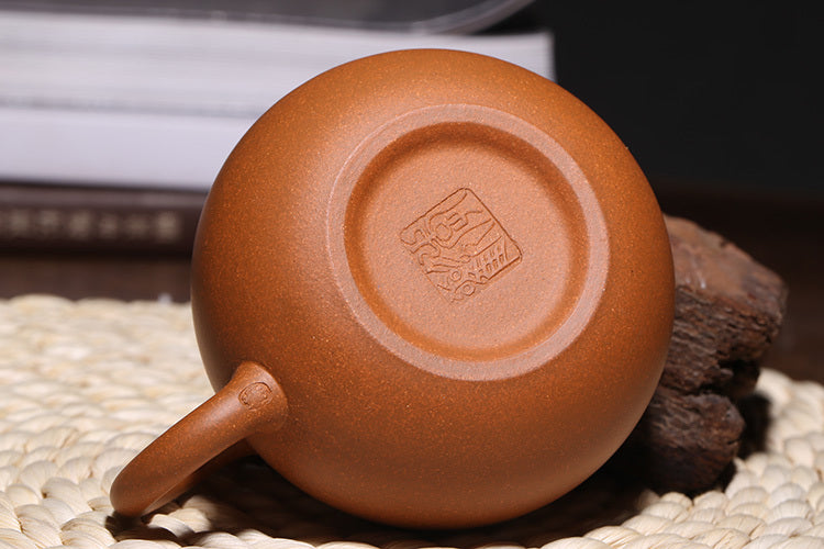 Ball Shaped Infuser Holes Marked Xishi Pot Chinese Yixing Old Duan Clay Tea Pot