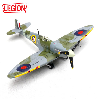 1:72 LEGION SPITFIRE Mk.VB Royal Air Force, 1942 Fighter Diecast Aircraft Model