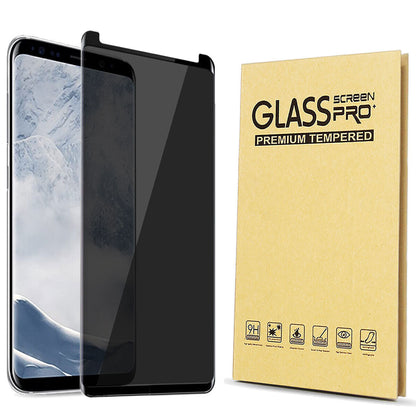 For Samsung Galaxy S8 / S8 Plus Glossy Privacy Tempered Glass Screen Protector