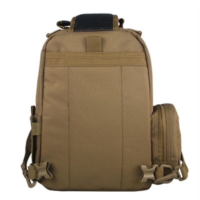 Mens Backpack Tactical Sling Shoulder Bag Molle Travel Chest Pack Outdoor Hiking