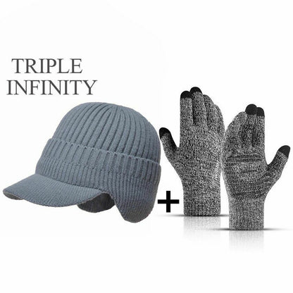 Winter Cap Baseball Outdoor Fishing Riding Thick Windproof Comfortable Soft Hat