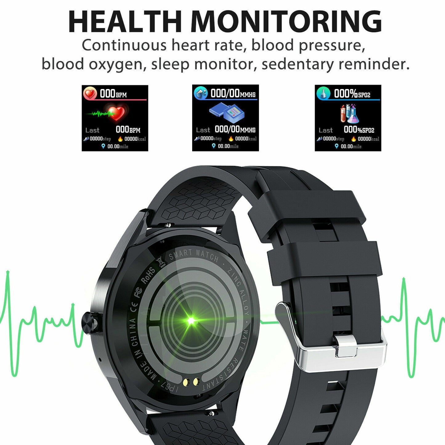 Reloj Inteligente de MUJER HOMBRE Smart Watch Universal para Telefono Bluetooth