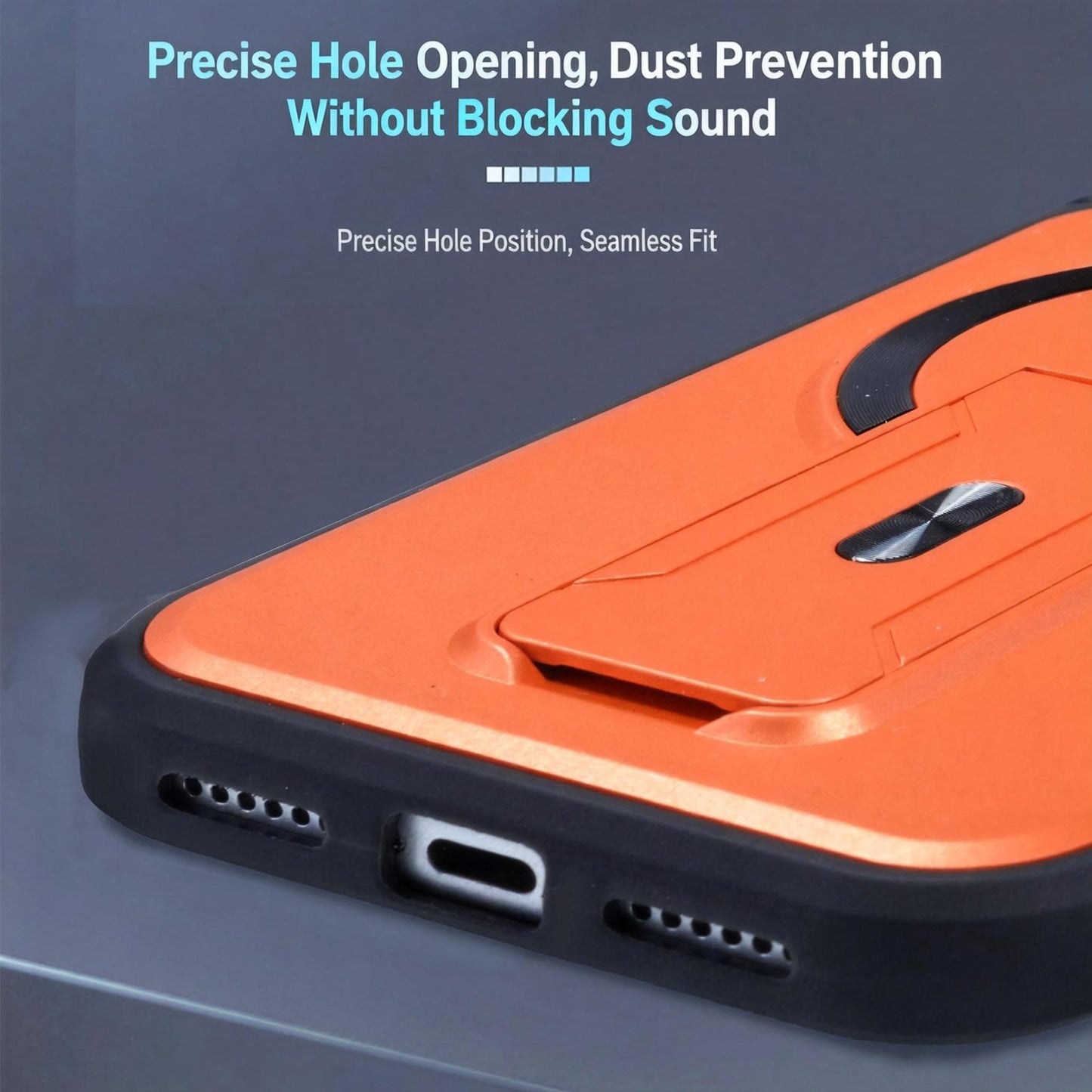 For iPhone 17 Pro Max/16/15/14 Magnetic Phone Case Storage Stand