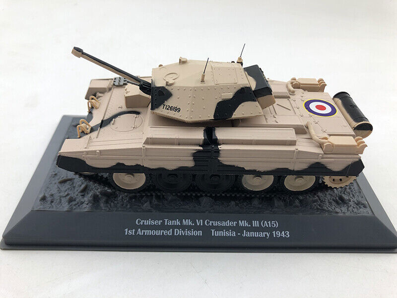 IXO 1/43 Mk.III WWII British Crusader Cuiser A15 Military Tank Model Ornaments