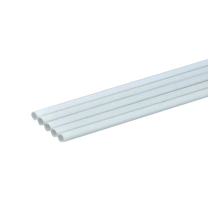 5Pcs 5mm Plastic Tube Styrene Round Strip Model Sand Table Architecture Tool