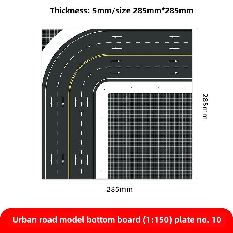 1/150 Building Model City Road Building DIY Scene Display Model Gifts