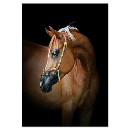 Horse Canvas Painting Animal Wall Art Pictures Home Decor Wall Poster Prints Art
