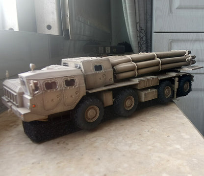 1:72 ARTISAN Tornado Multi Tube Self-propelled Rocket Launcher ABS Diecast Model