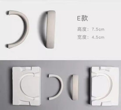 Pottery Tools Ceramics Plaster Gypsum Moulds DIY Clay Coffee Cups Handle Shapers