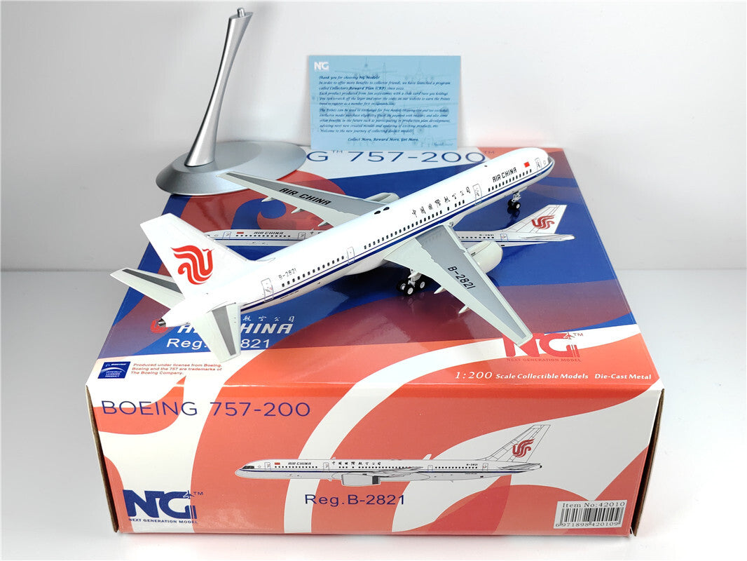 1:200 NG Model AIR CHINA B757-200 Passenger Airplane Diecast Aircraft Model