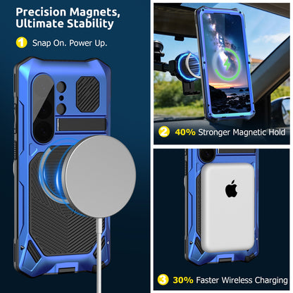 For Galaxy S26 Ultra Metal case & scratchproof Case Rugged Shockproof Cover