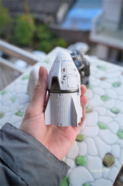 1/72 Space Manned Dragon Spaceship 3D Printed Finished Product Model Decoration