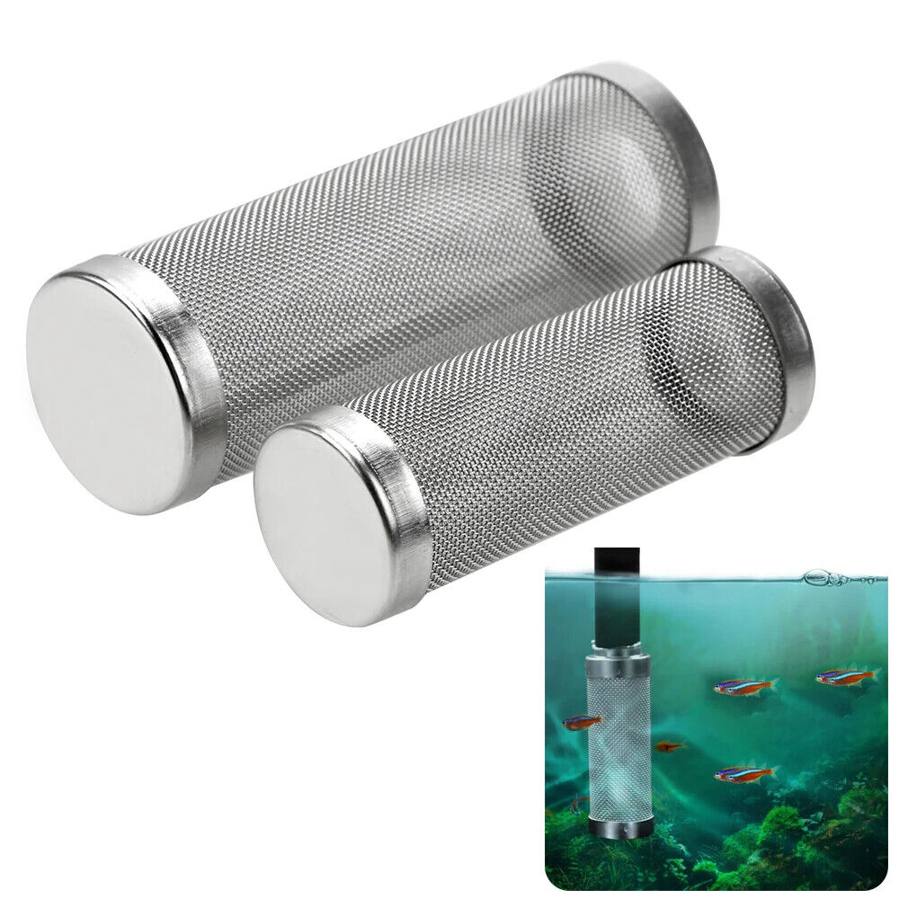 Aquarium Accessories Stainless Steel Filter Inflow Inlet Protect Shrimp Net Tool