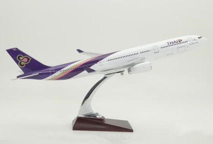 47CM THAI AIRBUS A330 HS-TEF Passenger Airplane Resin Aircrarft Plane Model