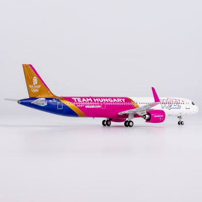 1:400 NG Models Wizz Air Hungary Airbus A321neo Diecast Aircraft Model