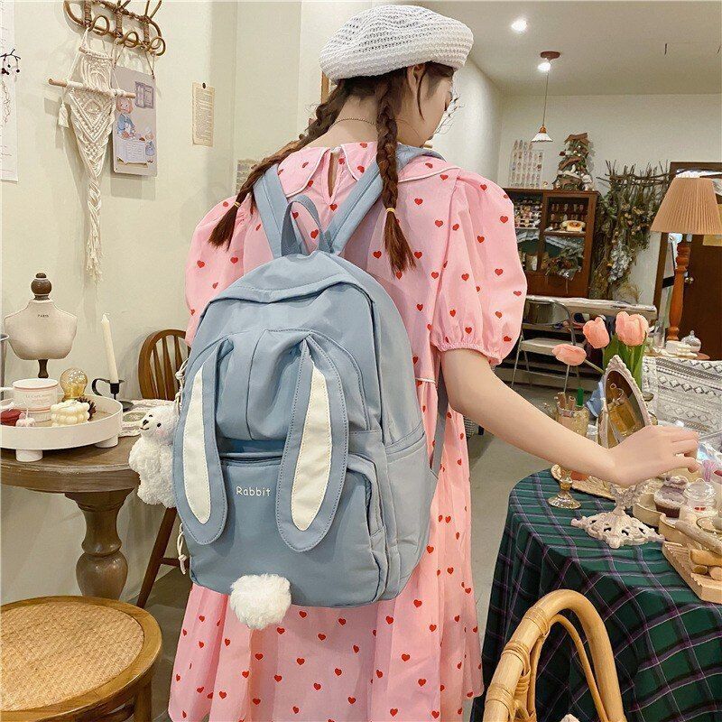 Backpack Large School Bag College Laptop Rucksack Student Pouch Polyester Nylon
