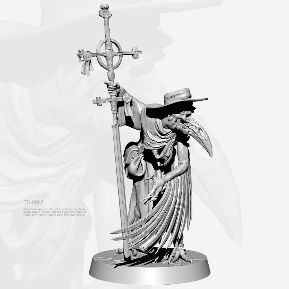 1/35 resin figure model Genshin Impact Age Wizard Bird 3D Printing Unassembled
