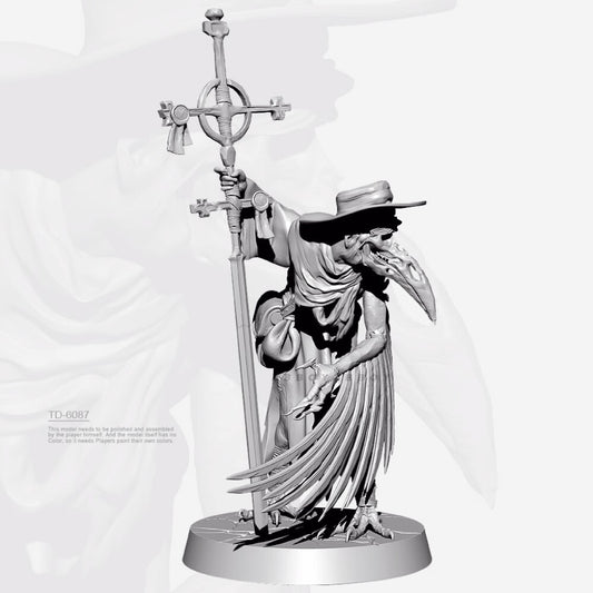 1/35 resin figure model Genshin Impact Age Wizard Bird 3D Printing Unassembled