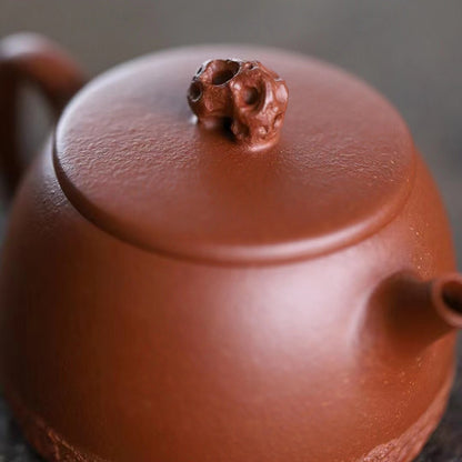 110cc Yixing Zisha Purple Clay Jiangponi Handmade Eggshell Teapot Collection Pot