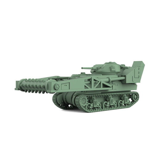 SSMODEL SS200514 1/200 Military Model Kit US M3 Grant With Paravane Medium Tank