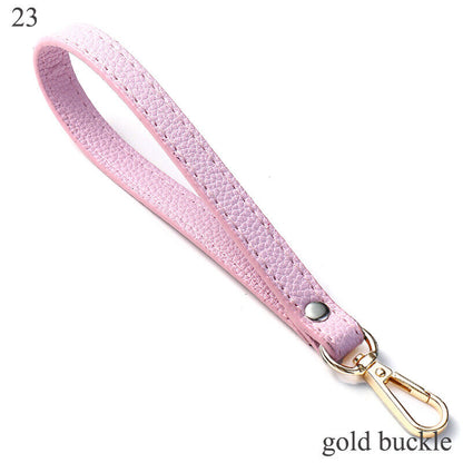 PU Leather Wallet Strap Replaceable Handbag Metal Bag Wrist Strap Key Belt