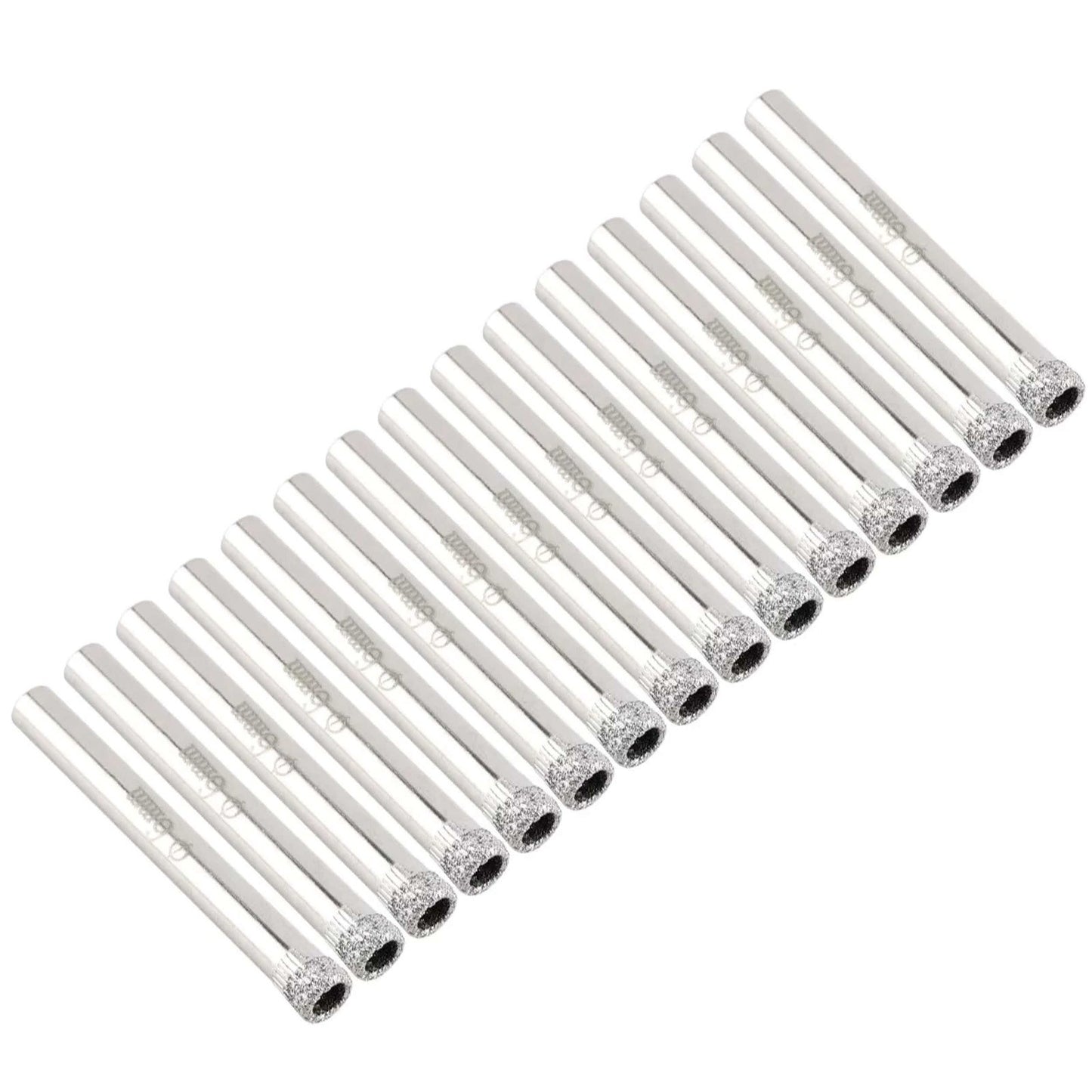 15Pcs 6mm 1/4"Shank MINI Diamond Coated Drill Bit Set Drill Bit Replacement