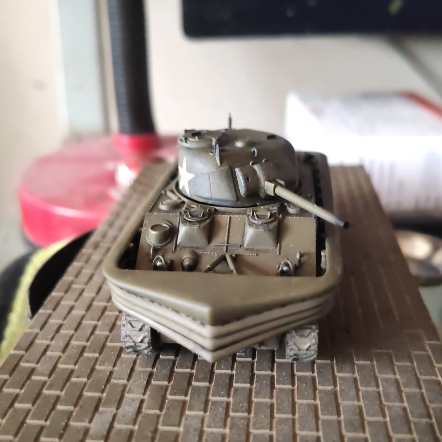 Handmade 1/72 Sherman DD amphibious tank M4 Finished Model Ornament Toys