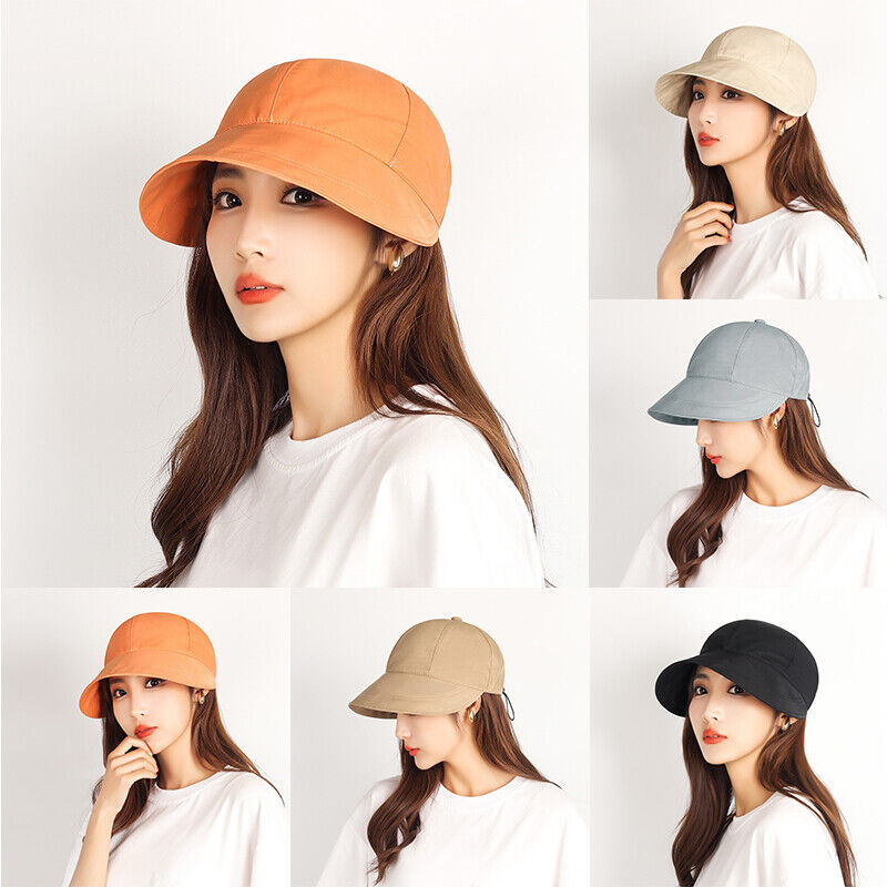 Womens Sun Hat Visors Fisherman Hat Hiking Baseball Cap Beach Cap UV Protection